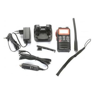 Standard Horizon Ultrakompakte, Wasserdichte Tragbare Vhf Mit Ladegeräten Und Clip Geliefert, Walkie-Talkie, Schwarz