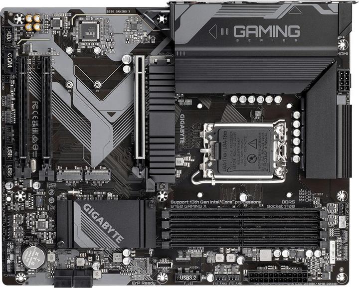 Actual product image Gigabyte B760 GAMING X (LGA 1700, Intel B760 Express, ATX)