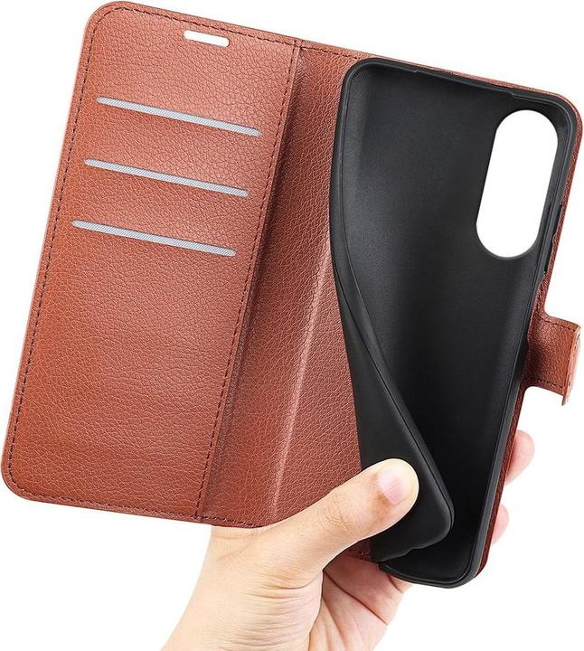 Produktbild Cover-Discount Galaxy S25 Edge - Leder Etui Hülle (Samsung Galaxy S25 Edge)