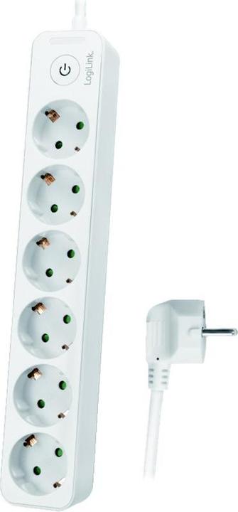 Produktbild LogiLink 6x CEE 7/3 max. (6 x, CEE 7/3, 1.50 m)