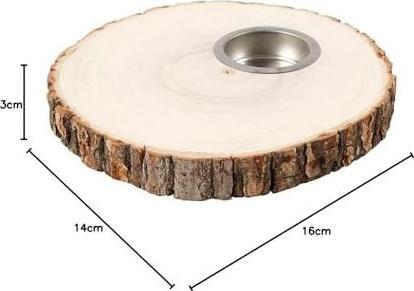 Productafbeelding Creativ Company Houten artikel waxinelichthouder