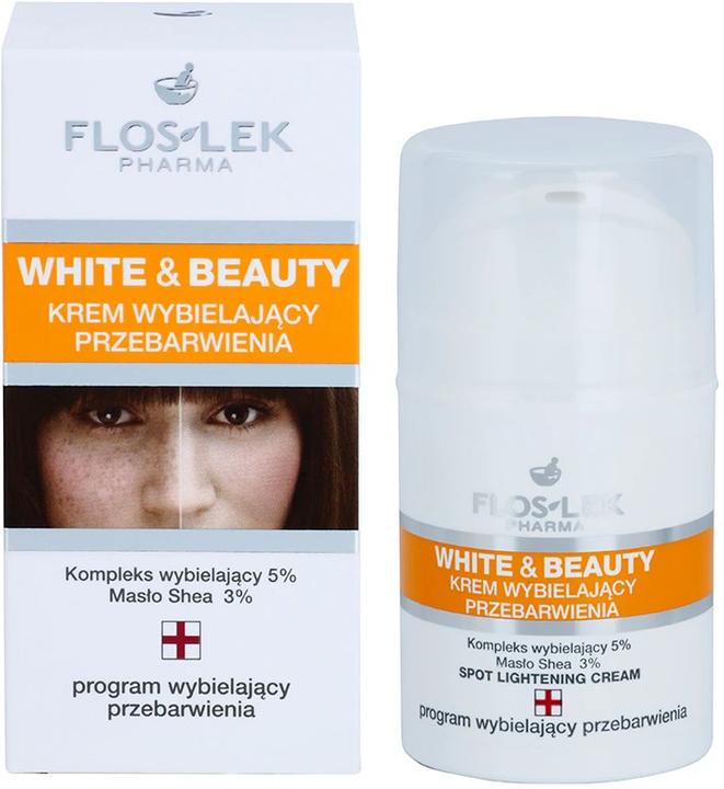Actual product image FlosLek Pharma White & Beauty Spot Lightening Cream krem wybielający przebarwienia 50ml (50 ml)