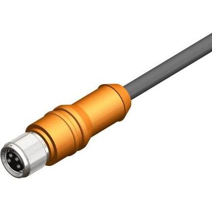 Thumbnail - Rs Pro konfektioniertes Sensorkabel 4-adrig Buchse gerade / offenes Ende, Länge 5m, Elektronikkabel + Stecker