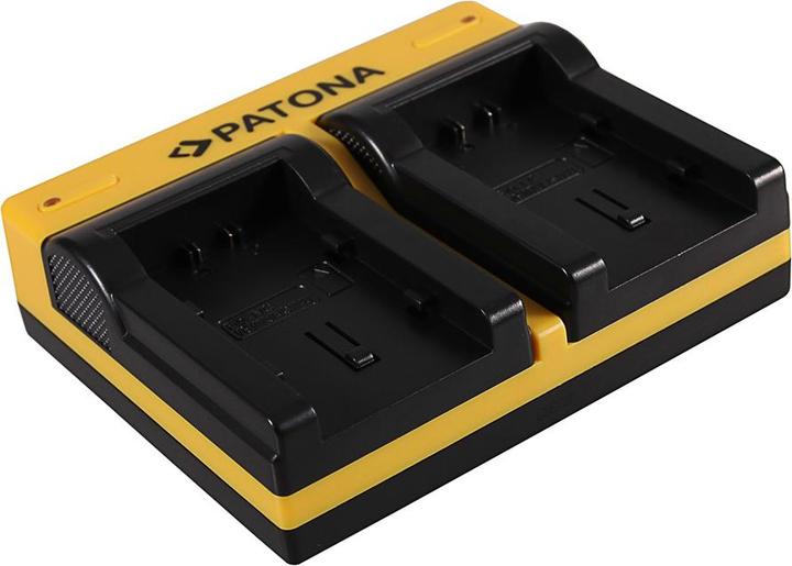 Image du produit Patona Chargeur double pour JVC BN-VG107U Everio GZHM965 GZ-HM965 GZHM970 GZ-HM970 avec câble micro-USB