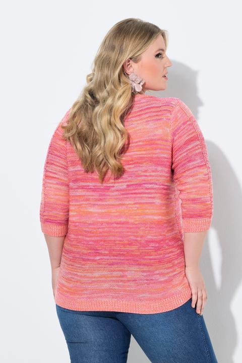 Produktbild Miamoda Pullover, bequeme Passform, Melange-Linksstrick (54)