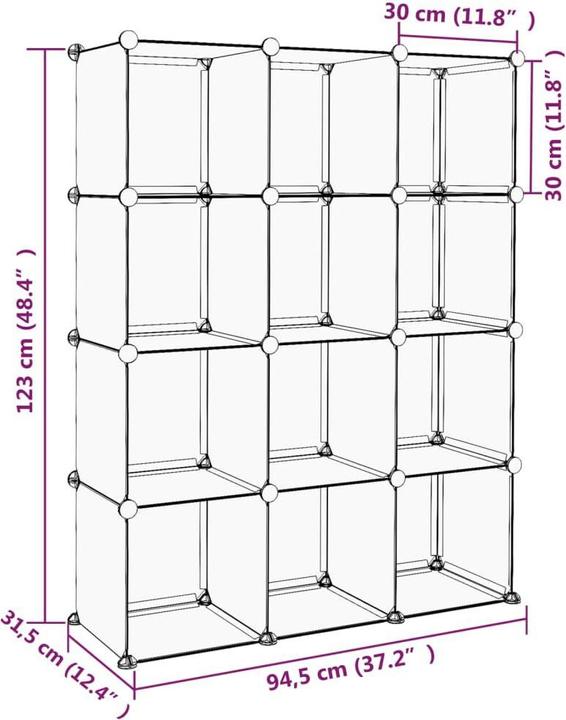 Produktbild vidaXL Manon (94.5 x 31.5 x 123 cm)