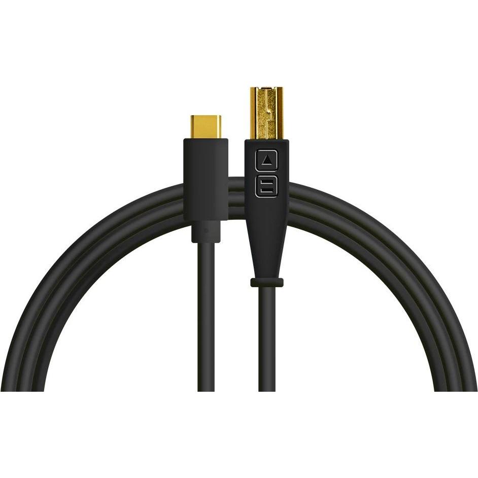 DJTechTools Chroma Cables: USB-C black (1.50 m, USB 3.0), USB Kabel