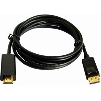 Brackton Cable Kabelis DisplayPort Male - HDMI Male 2m Black (2 m), Cavo video