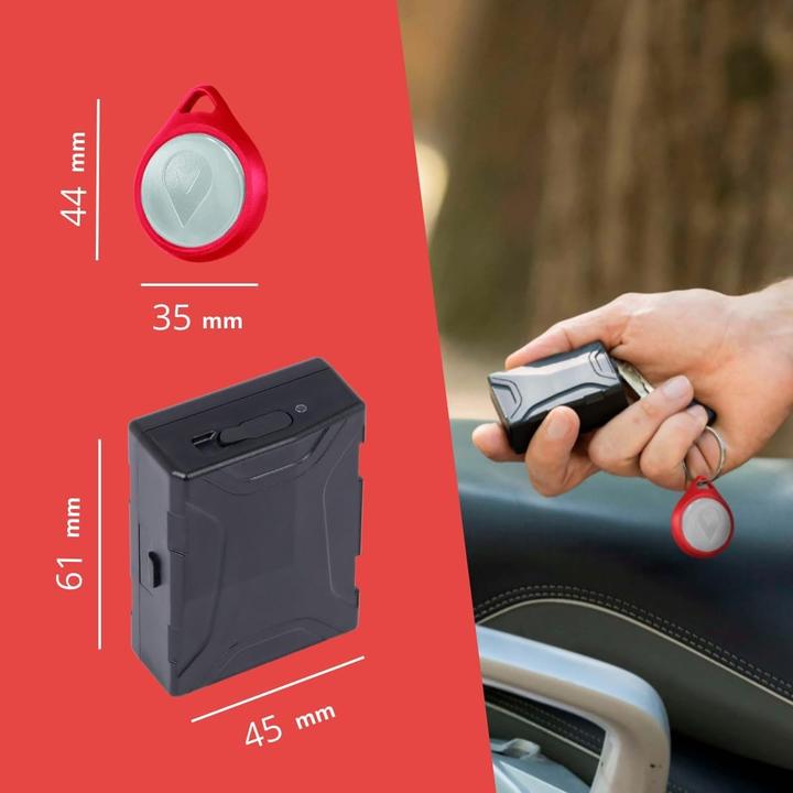 Actual product image Trackting GPS Tracker Anti-Theft Device for Cars and Motorcycles with Built-in SIM No Subscription Fees (Android, iOS)