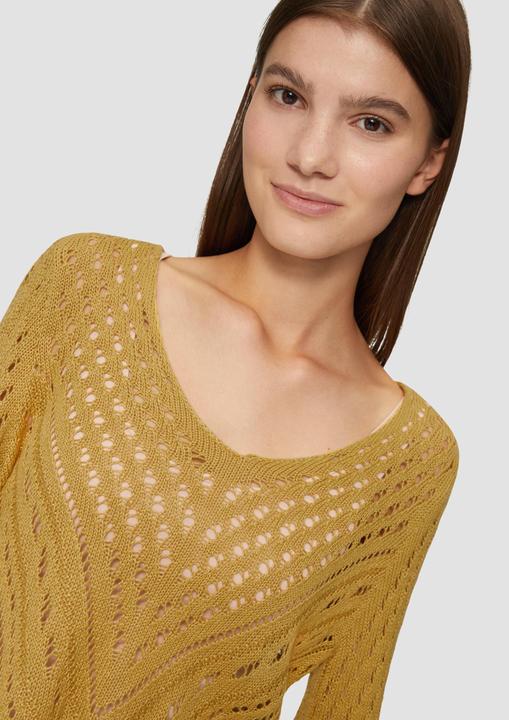 Image du produit s.Oliver Strickpullover Leichter Strickpullover in Ajour-Muster (M)