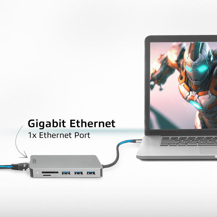 Produktbild ACT AC7092 (USB-C, 8 Ports)