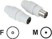 Produktbild Hama Koax-Stecker und Koax-Kupplung im Set (Stecker und Verbinder)