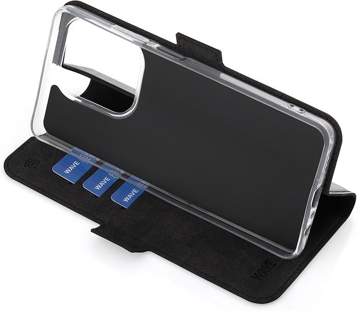 Produktbild Wave Book Case für Oppo A60 5G / A40 / A40m, schwarz (Nokia G60 5G, Oppo A40, Oppo A40M)