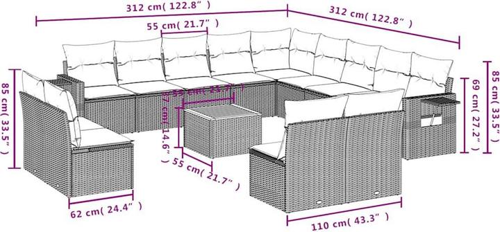 Produktbild vidaXL Tyson