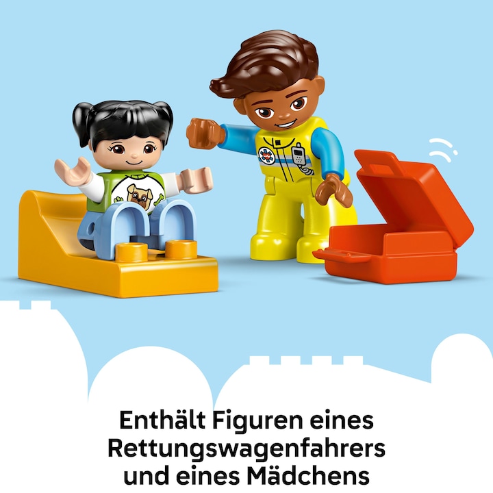 Image du produit LEGO Rettungswagen mit Fahrer (10447)