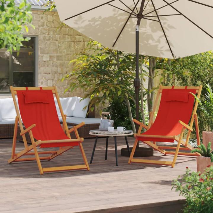 Actual product image vidaXL Beach chairs (127 cm)