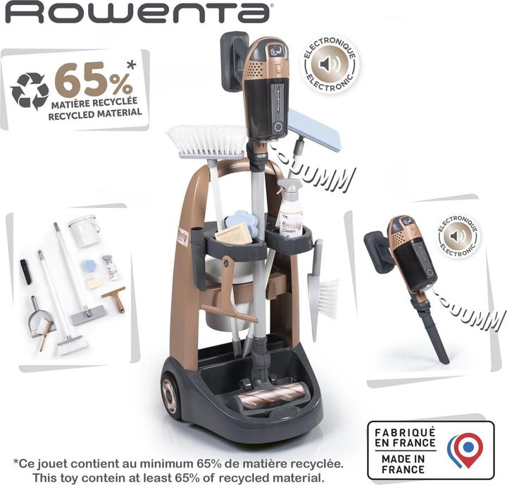 Produktbild Smoby Rowenta Reinigungstrolley