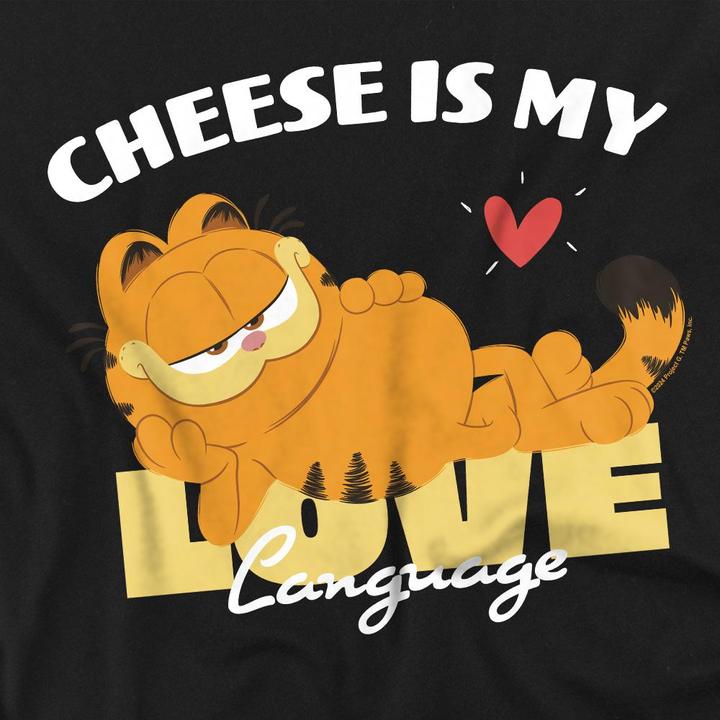 Produktbild Garfield Cheese Is My Love Language TShirt (L)
