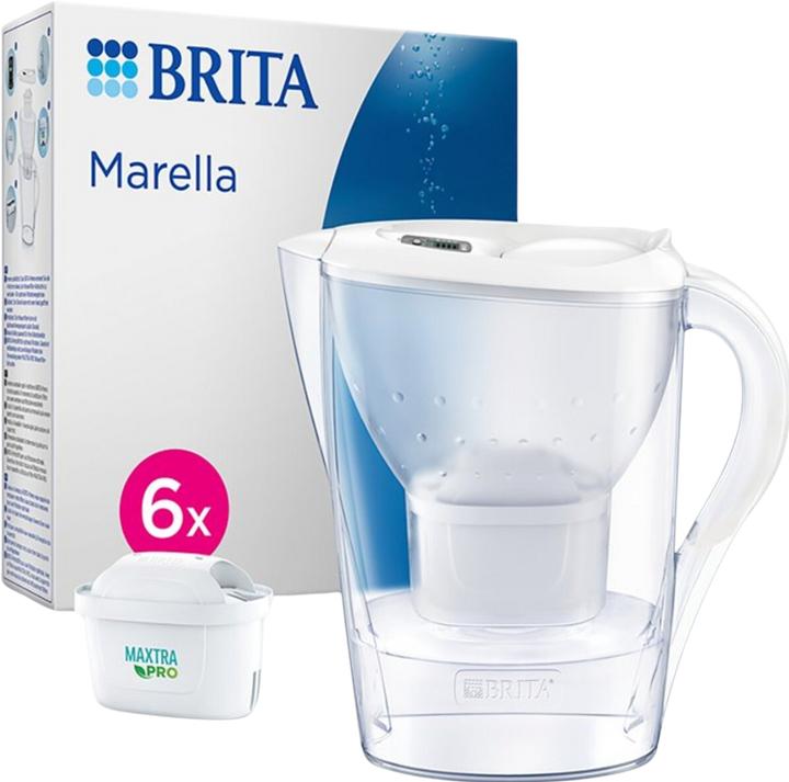 Actual product image Brita Marella White + 6 Mxpro (2.40 l)
