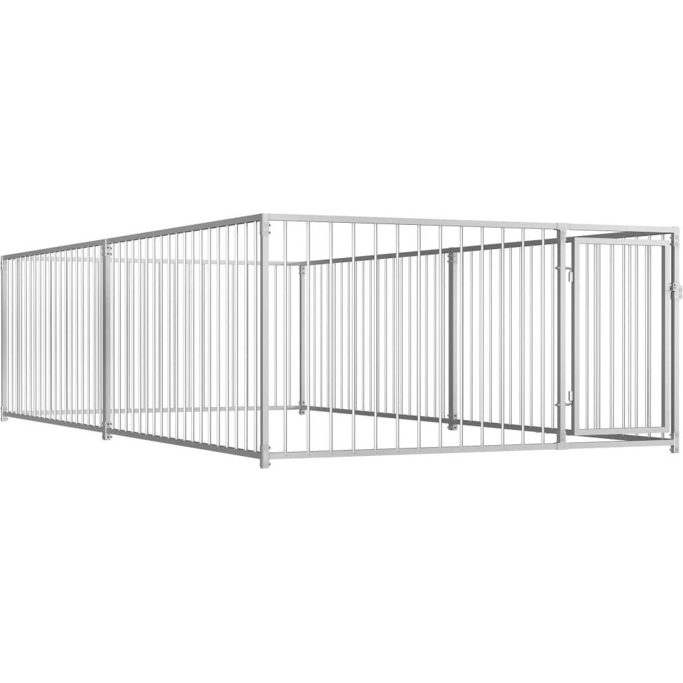 VidaXL Outdoor-Hundezwinger 200×400×100 cm (Hundezwinger), Hundehütte
