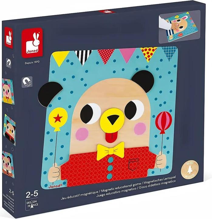 Immagine prodotto Janod Gioco educativo magnetico (Francese, Inglese, Italiano, Olandese, Spagnolo, Tedesco, 2 - 5 anni)