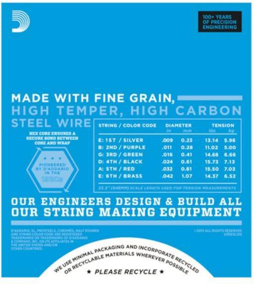 Produktbild D'Addario Daddario EXL120 Saiten für E-Gitarre Super Light 9-42 3 SETS (3 x, E-Gitarre)