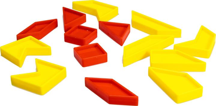 Actual product image Clown games Tangram (Dutch, French, German, English)
