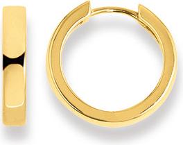 Produktbild Natsumi Schmuck Klappcreolen Gelbgold 18K/750 Ø 16mm Gerundet (750/18 K Gelbgold)