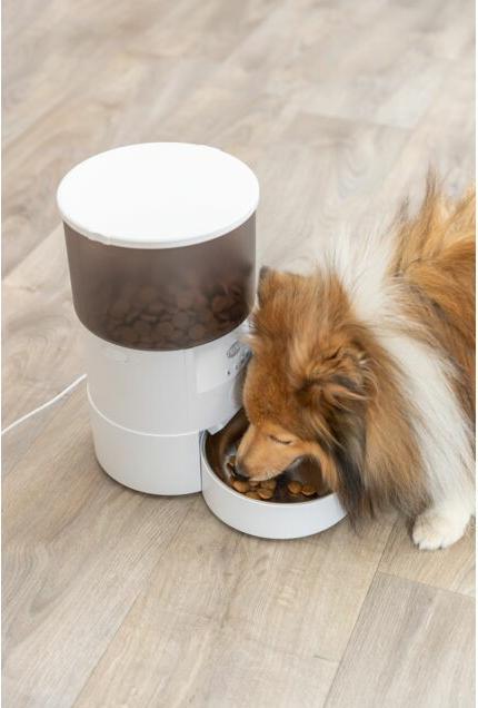 Image du produit Trixie *Distributeur automatique de denrées alimentaires TX-S Smart 3.0L, 18×31×18cm, blanc (3 l)