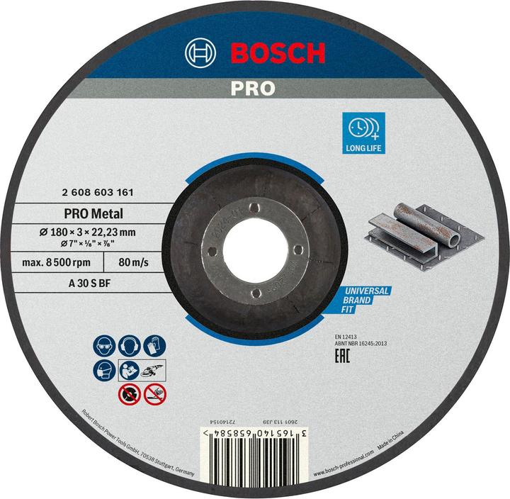 Actual product image Bosch Professional Zubehör PRO Metal cutting disc, 180 x 3 x 22.23 mm