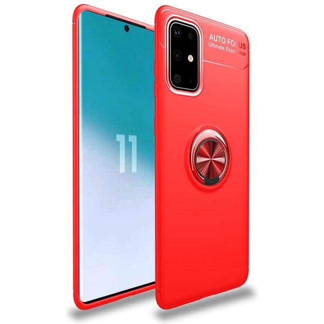 MU Style Kickstand Series Softcase (Samsung Galaxy S20+), Smartphone Hülle, Rot