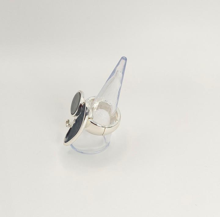 Immagine prodotto Signé Anello Signè da donna argento grigio elastico rodiato Taglia unica No.27 (18, 19, 20, 21)