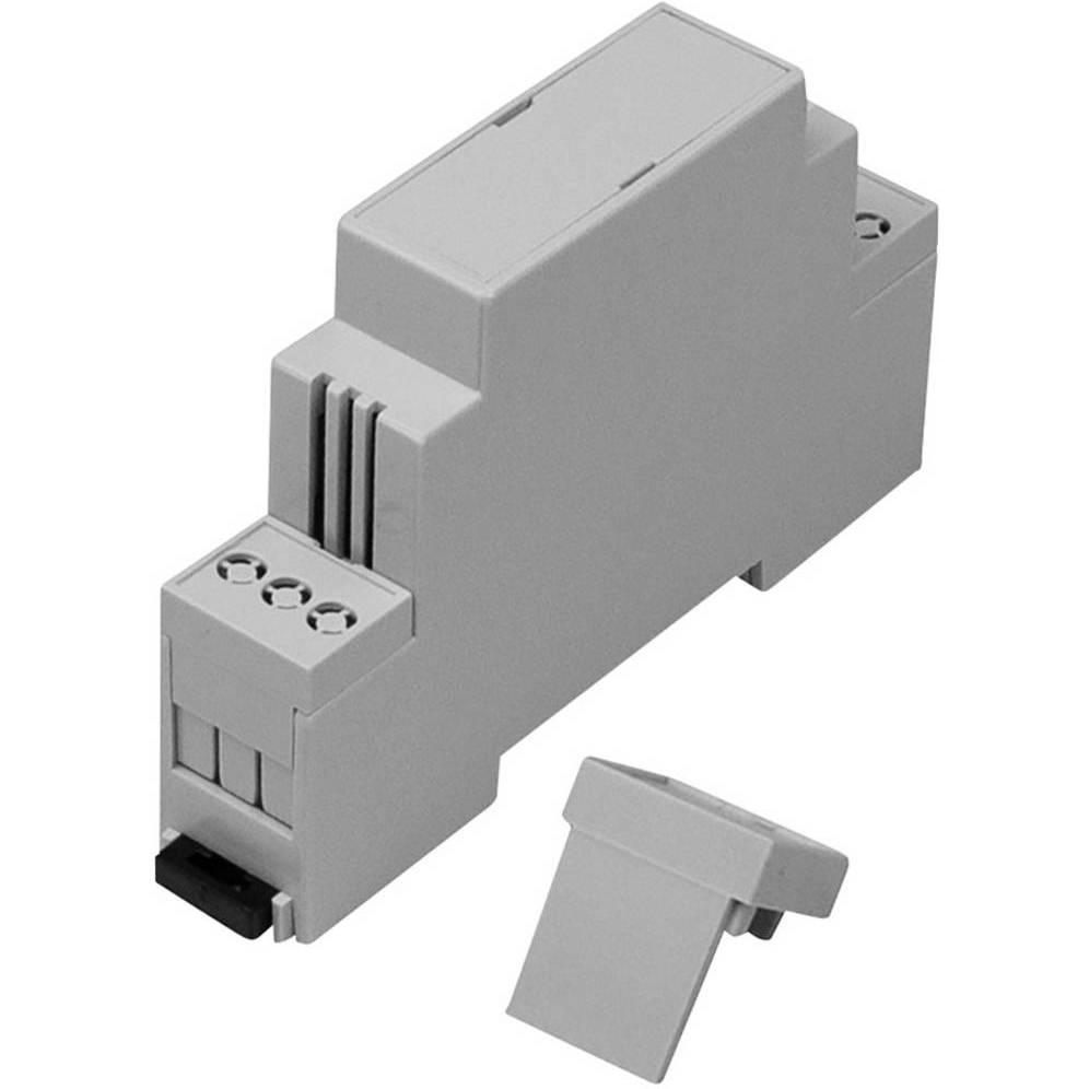 Axxatronic HutschienenGehäuse Lüftungsschlitze (Gehäuse), Elektronikzubehör + Gehäuse