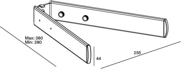 Actual product image Multibrackets M Public Display Frontshelf - Shelf for DVD player/games console