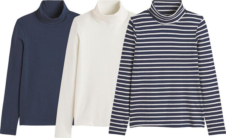 Produktbild La Redoute Collections 3er-Pack Unterziehrollis (128)