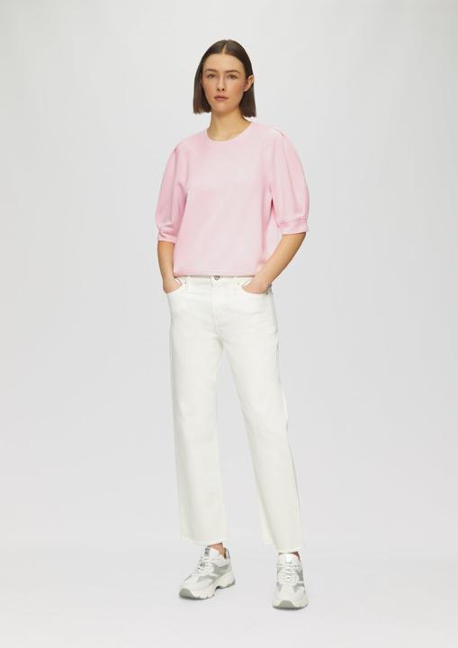 Produktbild S.Oliver Sweatshirt Scuba-Sweatshirt mit Faltendetails (46)