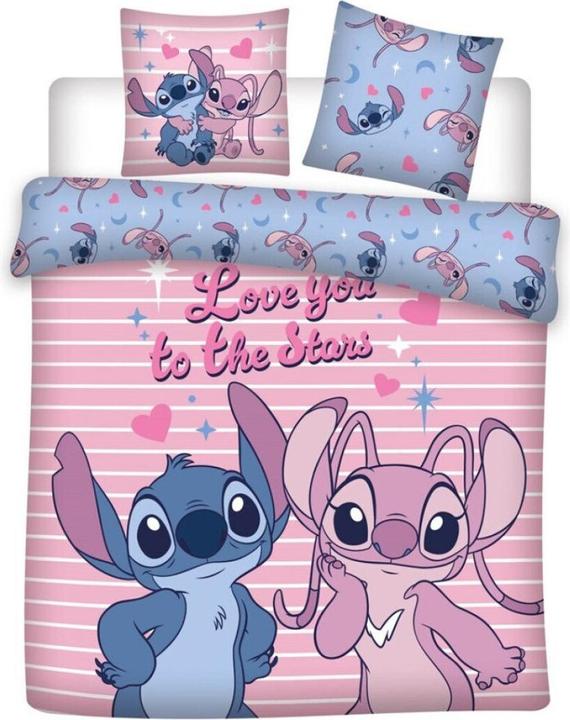 Produktbild Aymax Angel and Stitch Love you to the stars Bettbezug 240 x 220 cm - polyBaumwolle