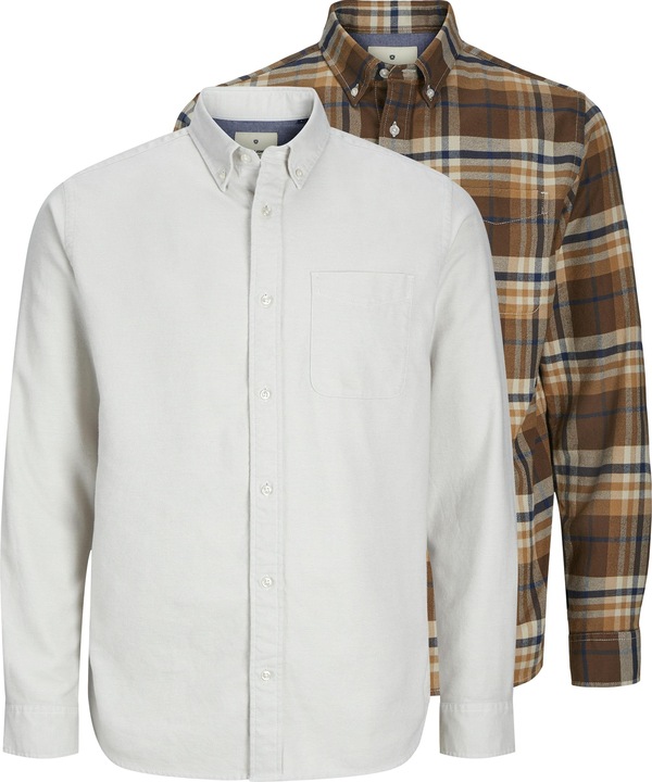 Immagine prodotto Jack & Jones Camicia NORRIS a maniche lunghe 2-pack (L)