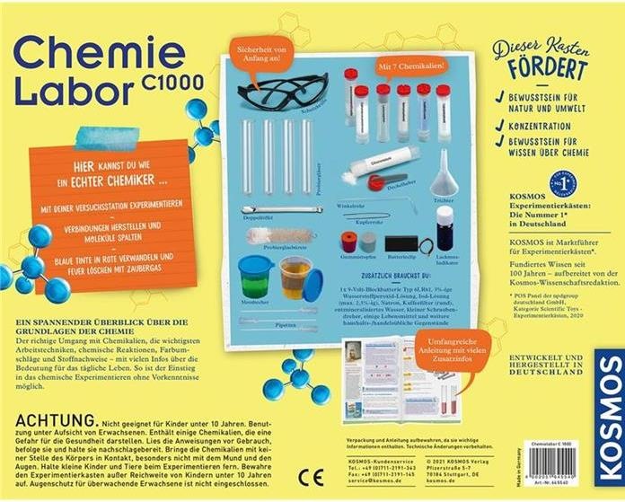Actual product image Kosmos Chemistry laboratory C 1000