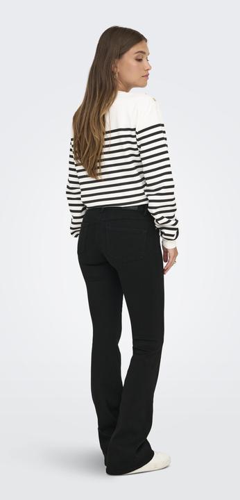 Produktbild Only Retro-Fit, ausgestellt Niedrige Taille Jeans Schlaghosen-Jeans (32)