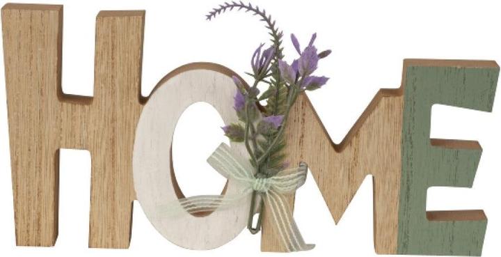 IKO Holz-Schriftzug "HOME" mit Blumendeko h=11cm b=23c