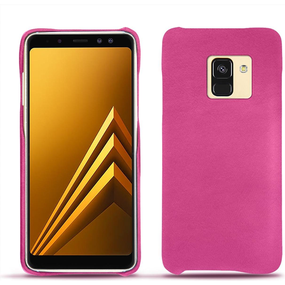 Noreve Lederschutzhülle (Samsung Galaxy A8 (2018)), Smartphone Hülle, Rosa
