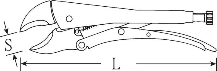Produktbild Stahlwille 6564 Gripzangen 145 mm (145 mm)