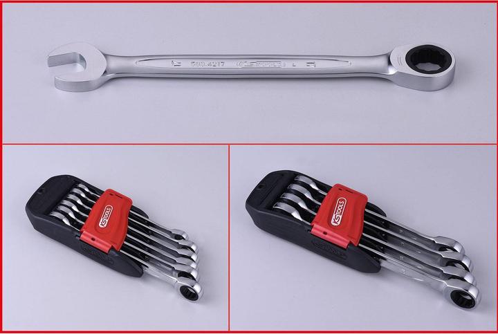 Produktbild KS Tools GEARplus 10-tlg. Ratschenringmaulschlüssel-Satz (19 mm)