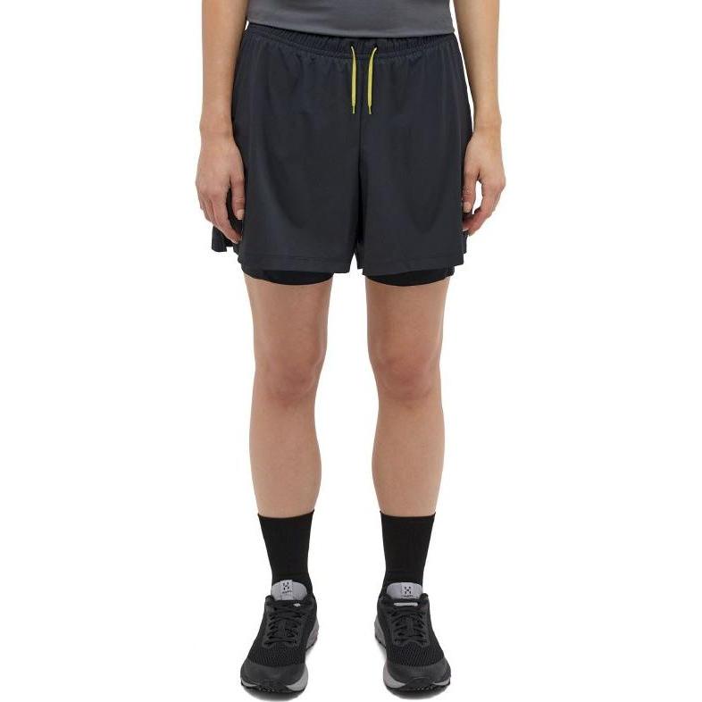 Haglöfs, Damen, Sporthose, L.I.M Tempo Trail 2-in-1 Shorts Women (M), Schwarz, M