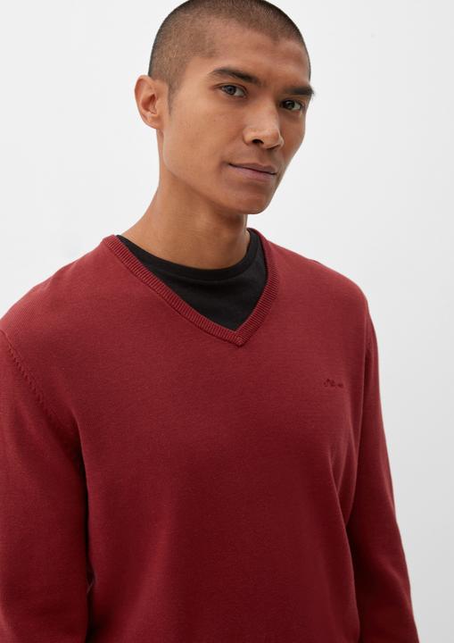 Actual product image s.Oliver Strickpullover Feinstrickpulli mit V-Ausschnitt (M)