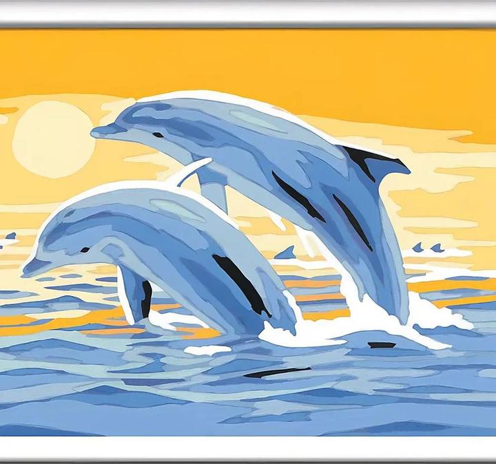 Produktbild Ravensburger CreArt Delightful Dolphins