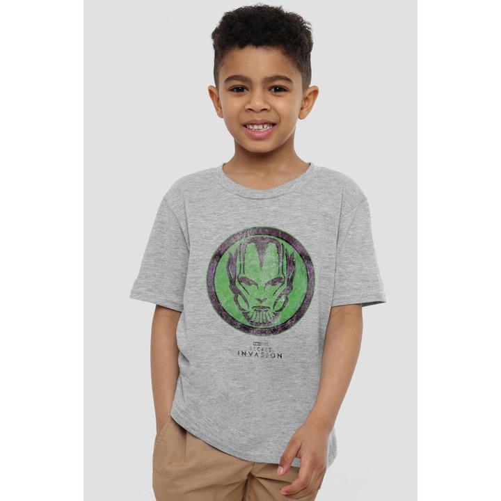 Actual product image Childrens/Kids Secret Invasion Badge T-Shirt (128)