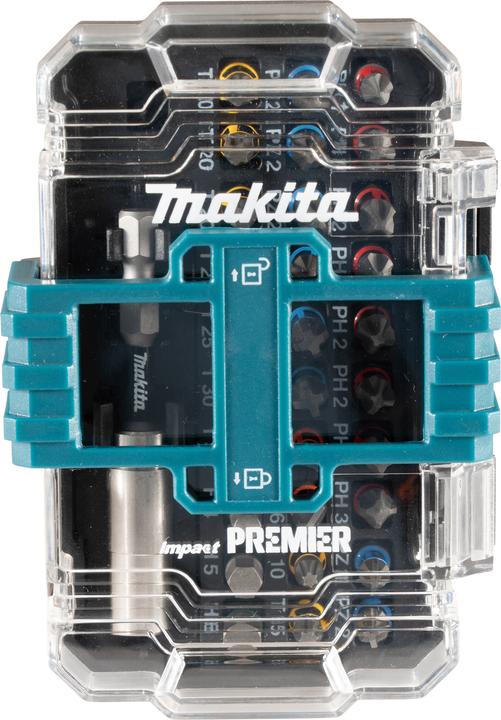 Productafbeelding Makita E-13552 Bitset 31 stuks (PH1, T15, 2x T30, SL4, H5, PZ1, 2xPH3, T10, 2xPZ3, SL6, SL4,5, SL5,5, SL6,0, 2x PH1, 3x PH2, 1x PH3, 2x PZ1, 3x PZ2, 1x PZ3, 2x T10, 2x T15, 3x T20, 2x T25, 1x T30, 1x T40, 1x 3,0, 1x 4,0, 1x 5,0, 1x 6,0, 5 x PZ, H6, 2xT25, H4, 5 x PH)