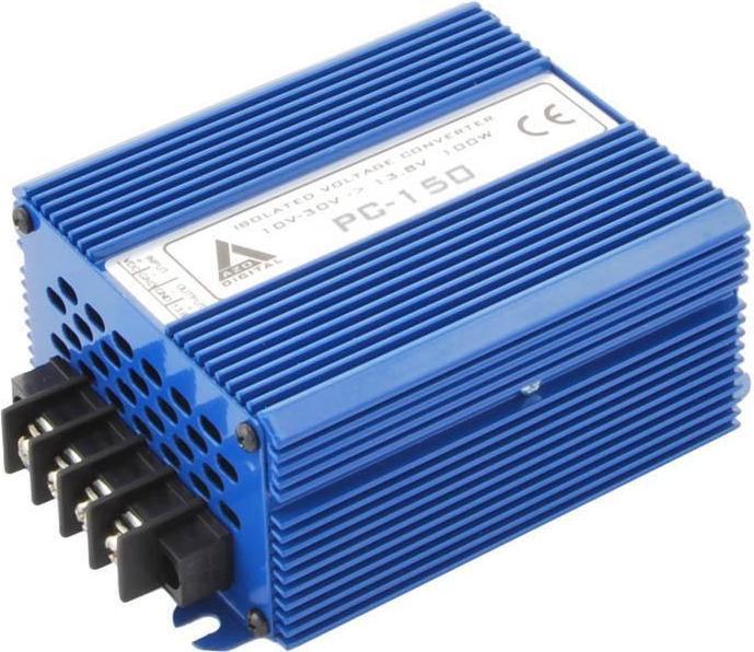 Actual product image AZO Digital 10÷30 VDC / 13.8 VDC PC-150-12V 150W voltage converter galvanic isolation IP21